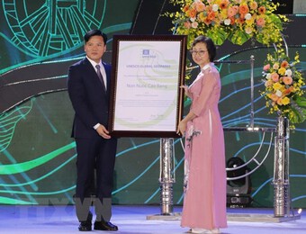 Non nước Cao Bằng được chứng nhận Công viên Địa chất Toàn cầu UNESCO