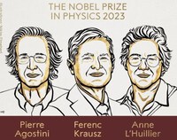 Giải Nobel Vật lý 2023 vinh danh 3 nhà khoa học Mỹ, Đức và Thụy Điển