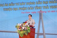 Thủ tướng phát lệnh khởi công Cầu Đại Ngãi bắc qua sông Hậu