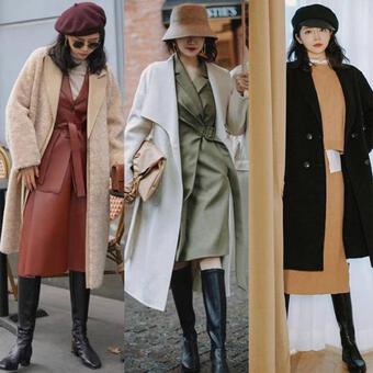 ''Áo khoác + váy'' - trang phục thanh lịch nhất mùa đông năm nay trông rất cao cấp và nữ tính