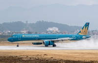 Lần đầu tiên trong lịch sử, sân bay Điện Biên chính thức đón máy bay cỡ lớn Airbus A321