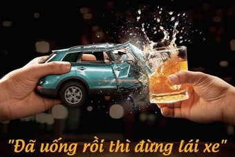 “Vùng xanh” nồng độ cồn không có nghĩa khuyến khích uống rượu, bia khi lái xe