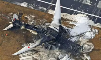 Công bố bản ghi âm của máy bay Nhật Bản gặp nạn