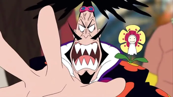 Đây là nhân vật duy nhất bị Luffy kết liễu trong One Piece