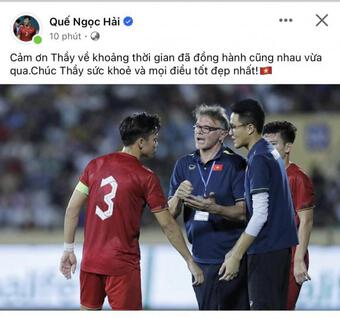 HLV Troussier dừng dẫn dắt ĐT Việt Nam, hội cầu thủ gửi lời chia tay, riêng Quang Hải chưa lên tiếng