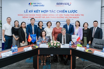 FPT Long Châu hợp tác Servier thúc đẩy tuân thủ điều trị tại Việt Nam