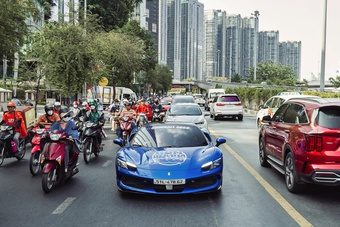 Ông Nguyễn Quốc Cường tham gia hành trình siêu xe lớn nhất thế giới