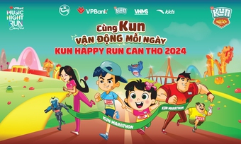 KUN Happy Run Cần Thơ 2024 - Sân chơi thể thao đỉnh cao, căng trào cảm xúc