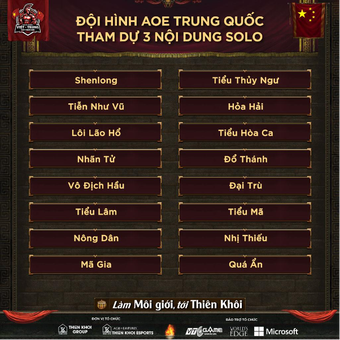 AOE Việt - Trung 2024 cup Thiên Khôi: Nơi tinh hoa đế chế hội tụ