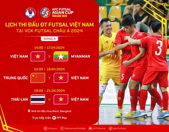 Vừa tới Thái Lan, ĐT futsal Việt Nam lao ngay vào tập luyện