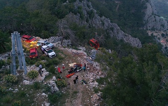 Vỡ cabin cáp treo khiến 8 người rơi xuống vách đá ở Thổ Nhĩ Kỳ