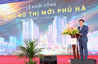 Ninh Thuận khởi công Dự án Khu đô thị mới Phủ Hà hơn 641 tỷ đồng