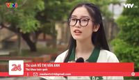 Bức ảnh cô gái trên VTV bất ngờ được chia sẻ khắp MXH: Thì ra là "gương mặt thân quen", xứng danh vẻ đẹp tri thức