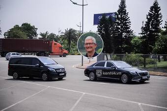 Sang Indonesia, Tim Cook được đón bằng Mercedes-Benz S-Class nhưng lại là xe nợ thuế