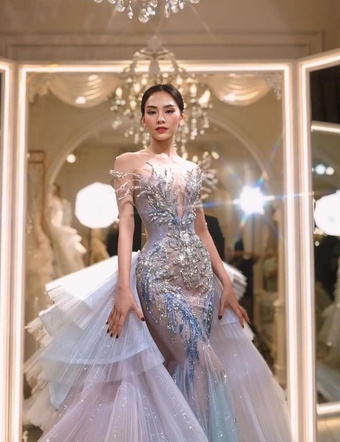 Chưa thi Miss World, Hoa hậu Ý Nhi đã được netizen đề xuất Evening Gown