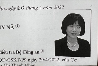Bà Nguyễn Thị Thanh Nhàn bắt tay phạm tội cùng Phan Quốc Việt