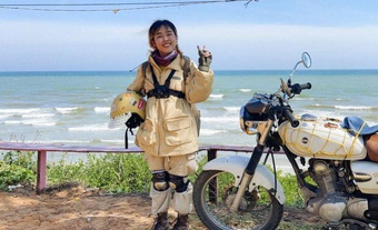Cô gái 1m5 phượt xuyên Việt tiết kiệm tiền triệu nhờ tuyệt chiêu ăn ngủ nhờ