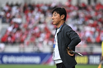HLV Shin Tae-yong lại chỉ trích VAR, đòi AFC 1 điều trước trận tranh hạng 3