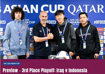 AFC lên tiếng về khả năng dự Olympic của U23 Indonesia