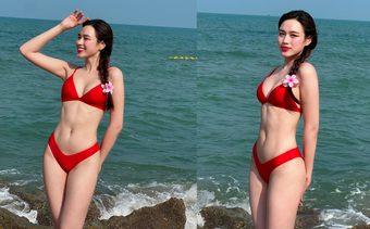 Hoa hậu Đỗ Thị Hà vẫn nóng bỏng tột độ dù tăng cân nhờ hai yếu tố này