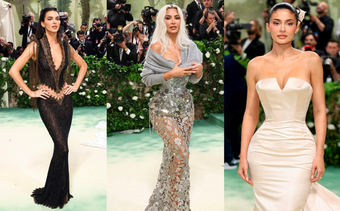 Nhà Kardashian - Jenner tại Met Gala 2024: Cô chị ấn tượng bao nhiêu, 2 cô em ngược lại