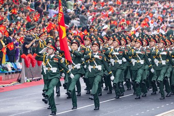 Những hình ảnh hào hùng trong Lễ diễu binh kỷ niệm 70 năm Chiến thắng Điện Biên Phủ