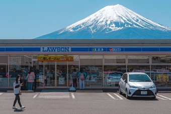 Cửa hàng view núi Phú Sĩ xin lỗi vì khách ''sống ảo''