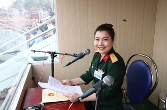 Chủ nhân giọng đọc “đi vào lòng người” trong lễ diễu binh, diễu hành kỷ niệm chiến thắng Điện Biên Phủ
