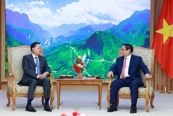 Thủ tướng Phạm Minh Chính tiếp Phó thủ tướng Campuchia Neth Savoeun